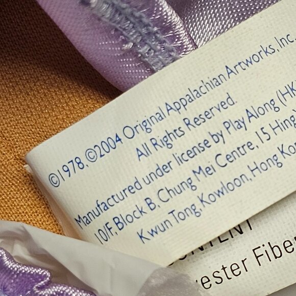 Cabbage Patch Kids Doll 1978 2004 Vintage Purple Outfit Dress Shoes Bows CPK - Picture 9 of 15